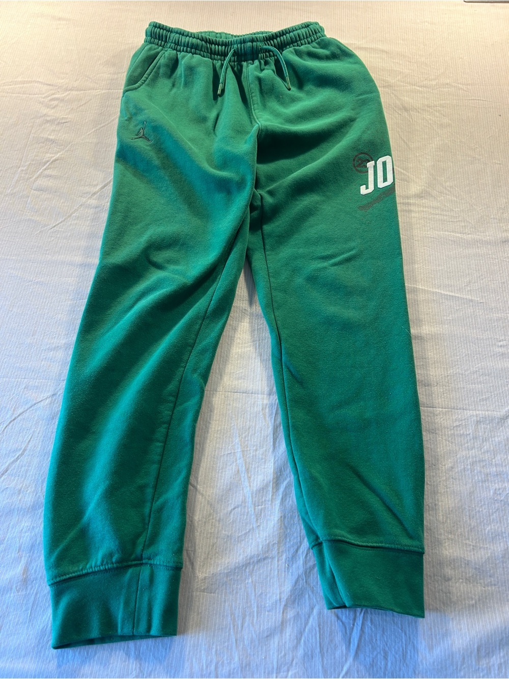 Jordan Kids' Green Fleece Jogger Pants
